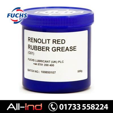 *VC188 RENOLIT G51 RED RUBBER GREASE 500G TUB