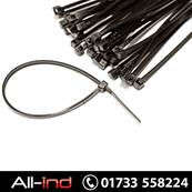 [100] CABLE TIE - 370MM X 7.6MM BLACK