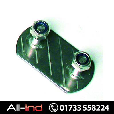 BACKPLATE STAINLESS STEEL 20MM STUDS