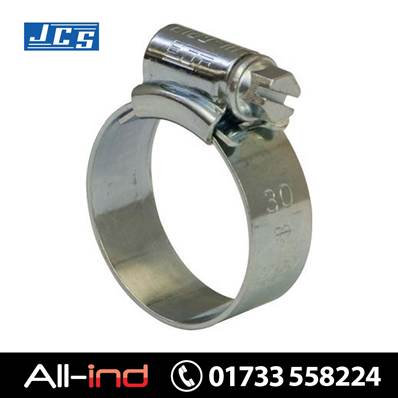 *JCS000 JCS HI GRIP HOSE CLIPS ZINC SIZE 12 [QTY=30]