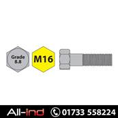 [50] M16X60MM BOLT HT GD 8.8 BZP DIN931