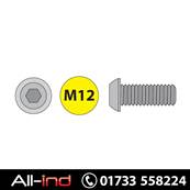 [100] M12X30MM BUTTON SKT HEAD HT10.9 BS4168