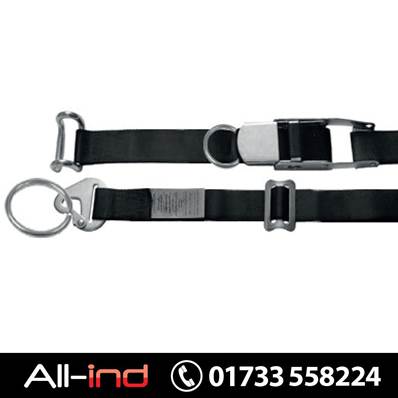 INTERNAL LOAD STRAP 750KG 4.5M BLACK SECURING RING