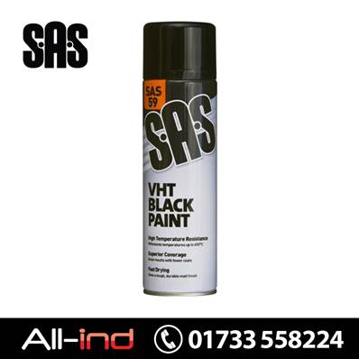 *SAS59 [6] SAS59 VHT PAINT BLACK 500ML