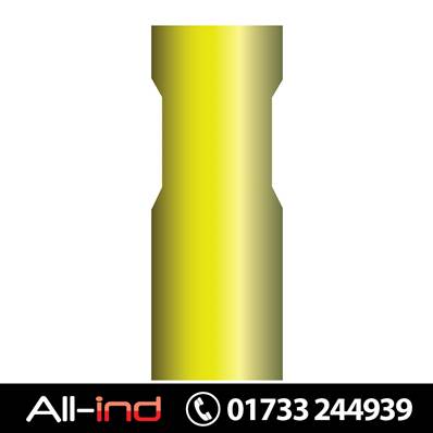 [100]INSULATED FEMALE SPADE TERMINAL - YELLOW 6.3MM