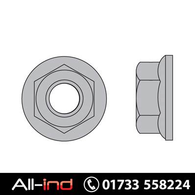 [100] M4 SERRATED FLANGE NUT DIN6923