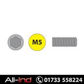 [50] M5X4MM PLAIN CUP POINT SKT SCREW HT