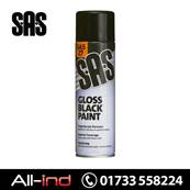 *SAS27 [6] SAS27 GLOSS BLACK PAINT 500ML