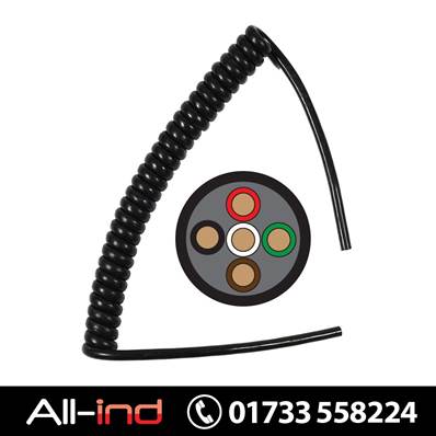 [4.5MTR WL] COILED CABLE - 5 CORE