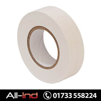 [10] PVC INSULATION TAPE 19MM WHITE 20M