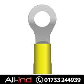 [100] RING TERMINAL - YELLOW 12MM