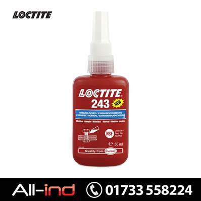 *VC901 LOCTITE 243 THREADLOCKER 50ML BOTTLE