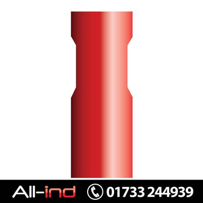 [100] INSULATED FEMALE SPADE TERMINAL - RED 4.8MM