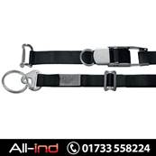 INTERNAL LOAD STRAP 750KG 4.5M BLACK SECURING RING