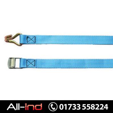 CAM BUCKLE STRAP 250KG 4.0M BLUE CLAW HOOK