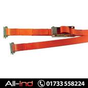 INTERNAL BOX VAN STRAP 1500KG 4.0M ORANGE E-FITTING