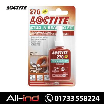 *VC942 LOCTITE 271 STUD ‘N BEARING24ML BOTTLE