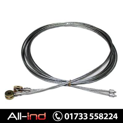 130" DRY FREIGHT CABLE [METAL EYE] [PAIR]