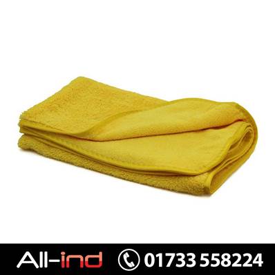 *WC10 MICROFIBRE DRYING TOWEL YELLOW 60X80CM