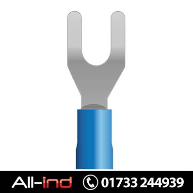 [100] FORK TERMINAL - BLUE 3.5MM [NARROW]