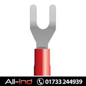 [100] FORK TERMINAL - RED 3.5MM