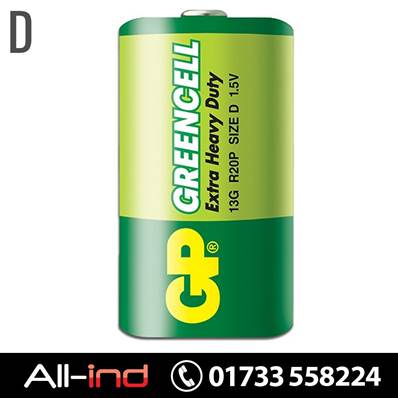 *BAT1 GP BATTERIES EX/HVY DUTY 1.5V D (13G) [QTY=10]