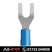 [100] FORK TERMINAL - BLUE 3.5MM [NARROW]