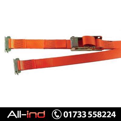 INTERNAL BOX VAN STRAP 1500KG 4.0M ORANGE E-FITTING