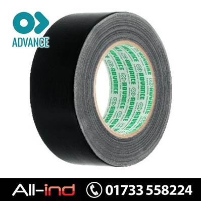 *TAPE5B ADVANCE DUCT GAFFER TAPE BLACK 50MM X 50M [QTY=24]