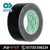 *TAPE5B ADVANCE DUCT GAFFER TAPE BLACK 50MM X 50M [QTY=24]