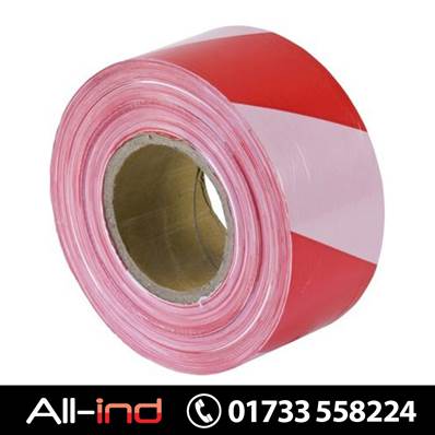 *TAPE21 BARRIER TAPE 70MM X 500M RED/WHITE